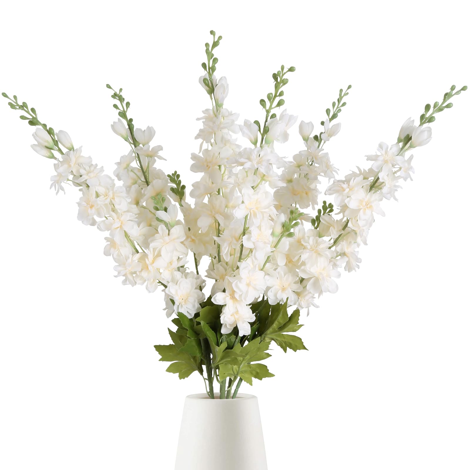 Florist Supply Bulk - 2個入り 造花 ロングステム デルフィニウム ラークスパー 背の高い花瓶用
