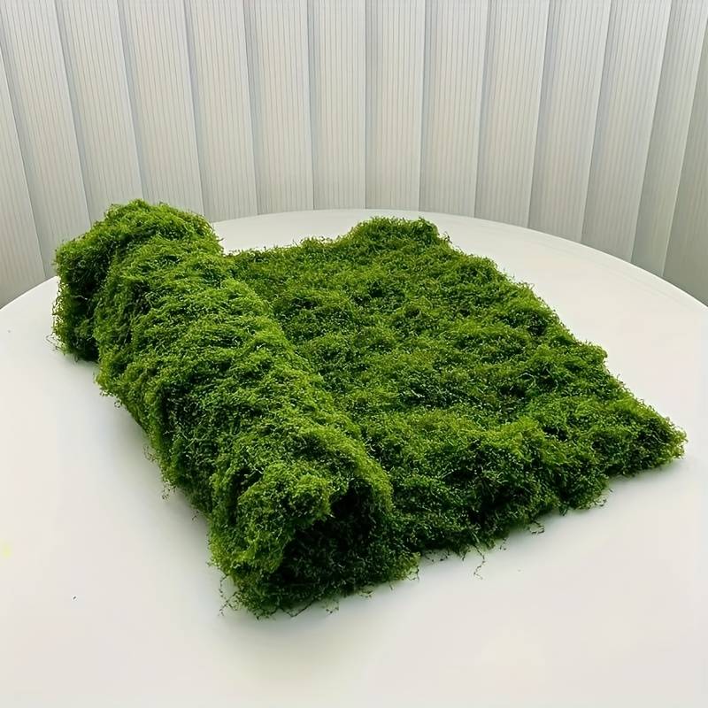 Preserved Moss Sheet - 20フィート×20フィートの人工苔マット、屋内植物用グリーン、プランター装飾、クラフトDIY、テーブルセンターピース、フェアリーガーデン用