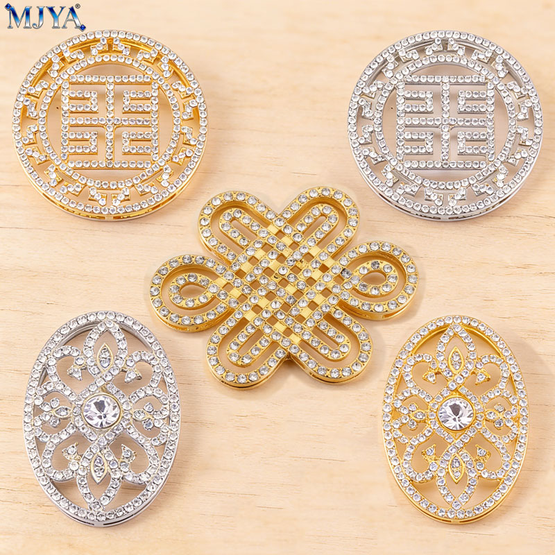 Flower Supplies - MJYA ファッションフィリグリーフラワーコネクタービッグスペーサーペンダントコンポーネント DIY タッセルパールジュエリー作成用品アクセサリー