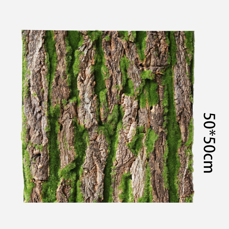 Preserved Moss Sheet - 住宅下水道装飾用の木の樹皮、偽の木の樹皮、緑の苔、結婚式の装飾、草の壁、人工植物のシミュレーション