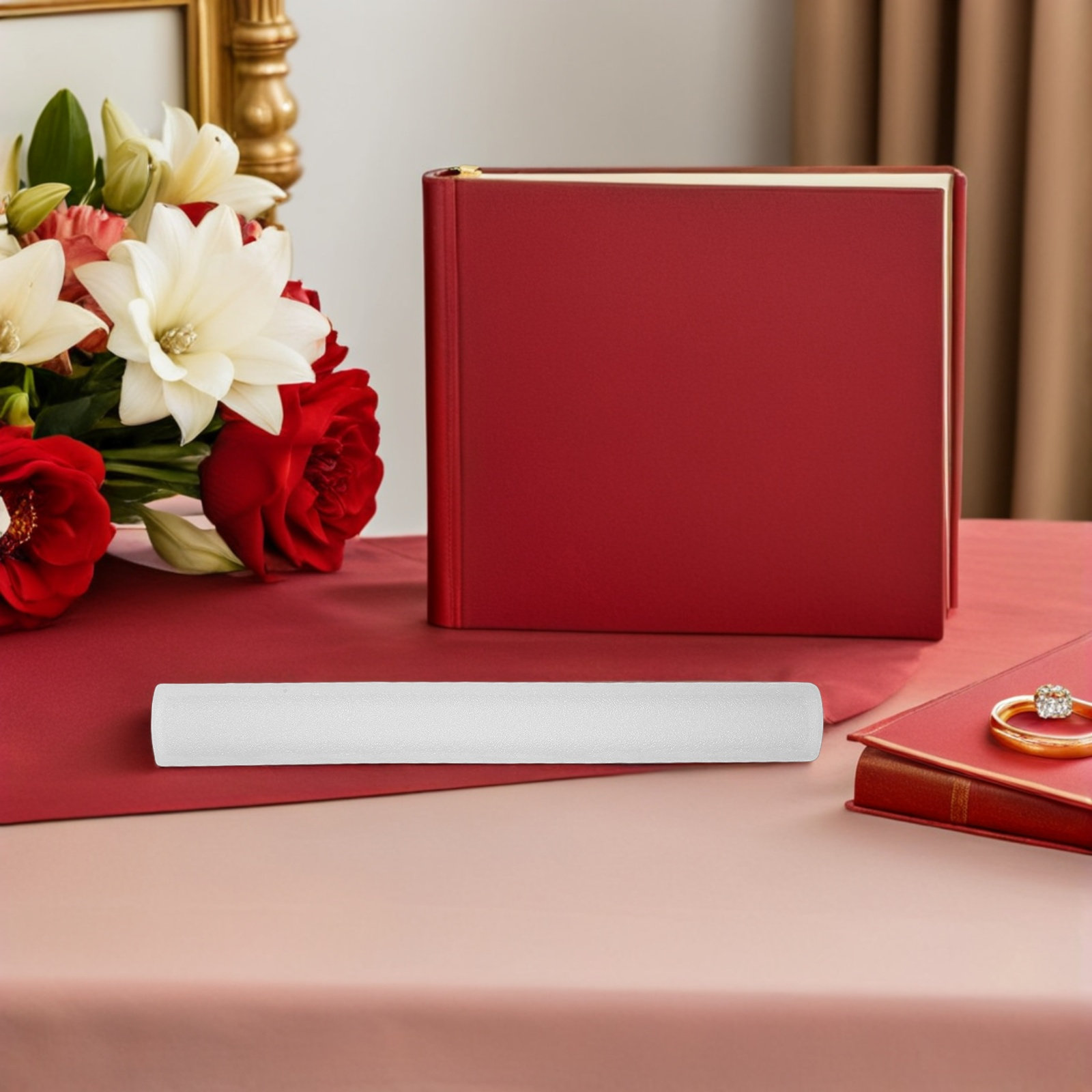The Florist Supply - 12個入りフラワーアレンジメント用品 白い40cmフォームシリンダー 花屋用スティック ポリスチレンフォームチューブ ブーケクラフト用
