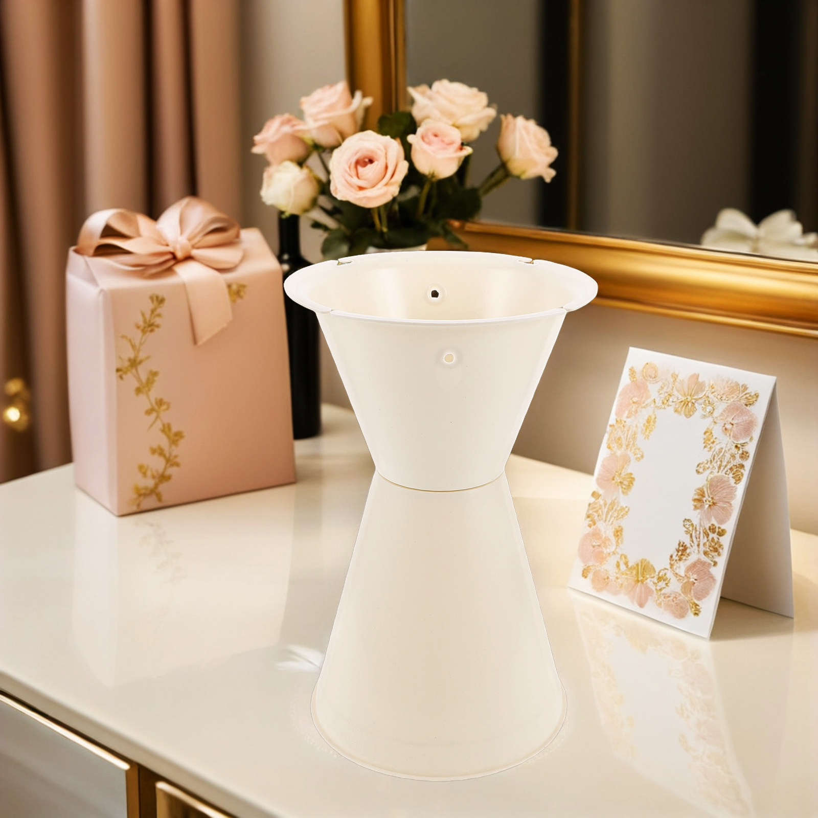 The Florist Supply - 10個入りミニブーケホルダー ブラック 花用インサート 結婚式 オフィス 家庭