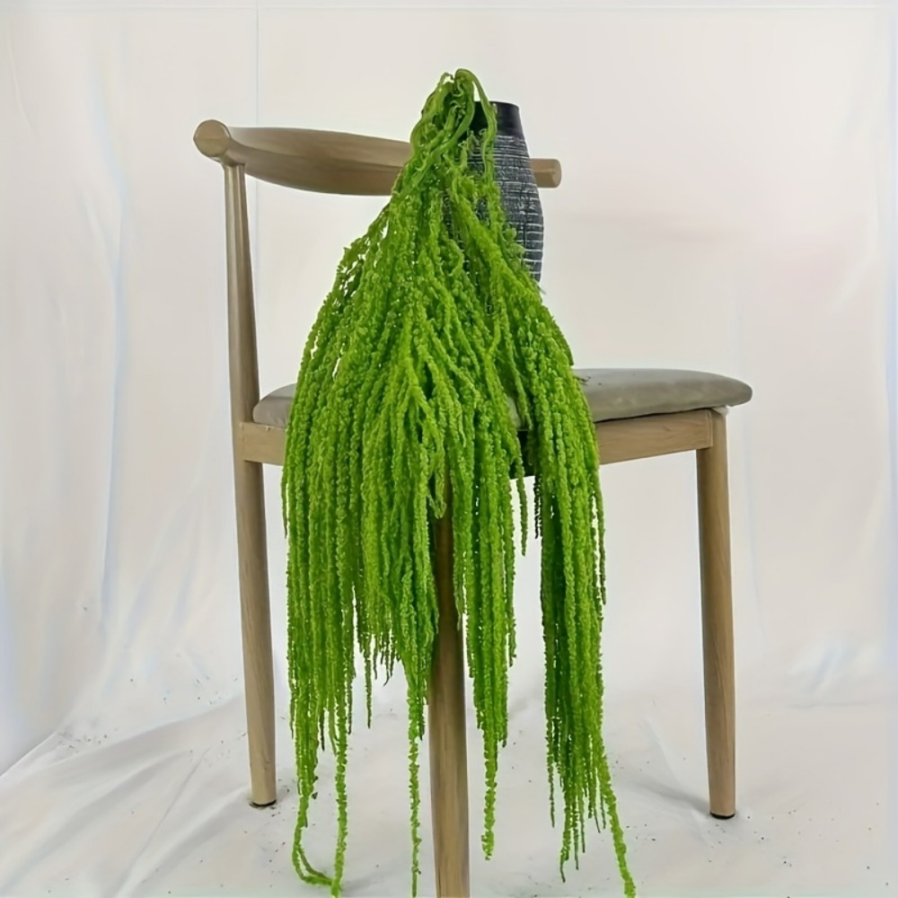4ピースセット人工アマランサスフラワー、エレガントなグリーン - Preserved Moss Sheet のレビューと価格
