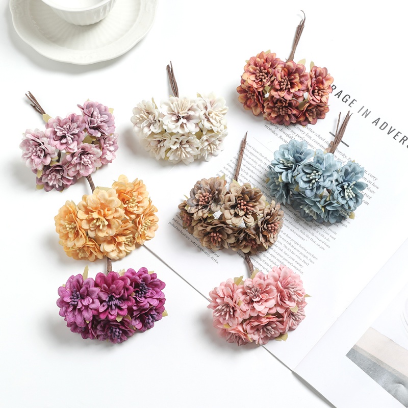 1/3 個 11 センチメートルフェイクシルクデイジー人工花 - Baby Breath Dried のレビューと価格