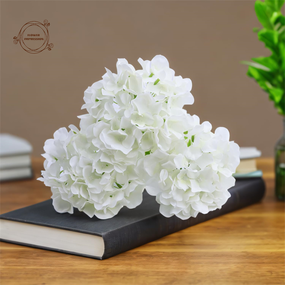 茎付き人工アジサイの花の頭,結婚披露宴の装飾,家の装飾,シル - Florist Supply Bulk のレビューと価格