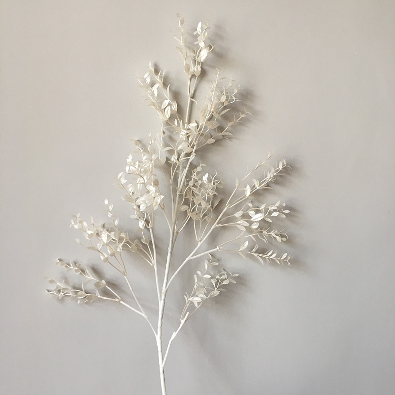 ロングステムバンブーサミランリーフ フェイクリーフ 人工ホー - Dried Flower Bunch のレビューと価格