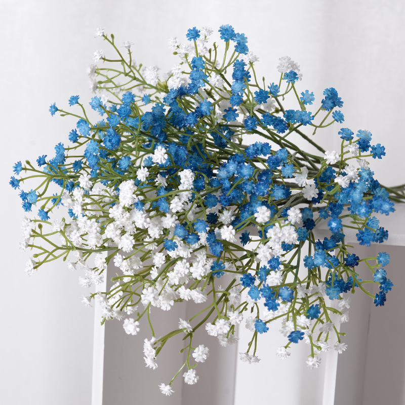 枝状プラスチック人工フルスカイスターズフラワーブーケ複数色5 - Baby Breath Dried のレビューと価格