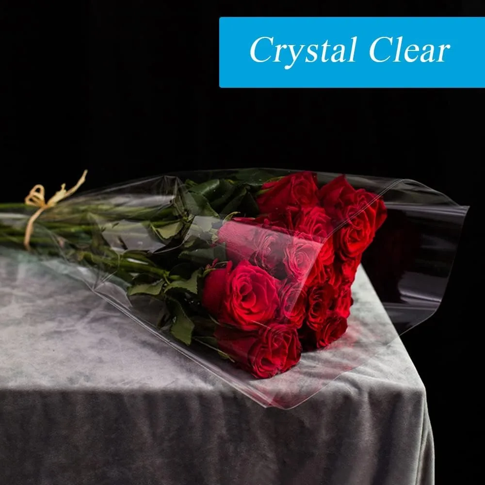 透明セロファンラップロール 100フィート x 17.5イン - Cellophane Wrap Clear のレビューと価格
