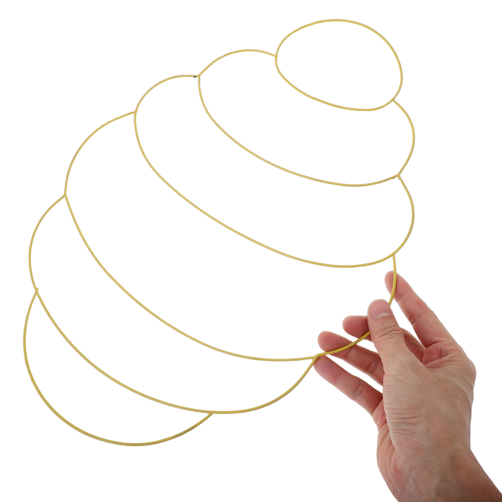 金属製の蜂の巣型リースフレームワイヤーフォームDIY春の花飾 - Wreath Form Wire のレビューと価格