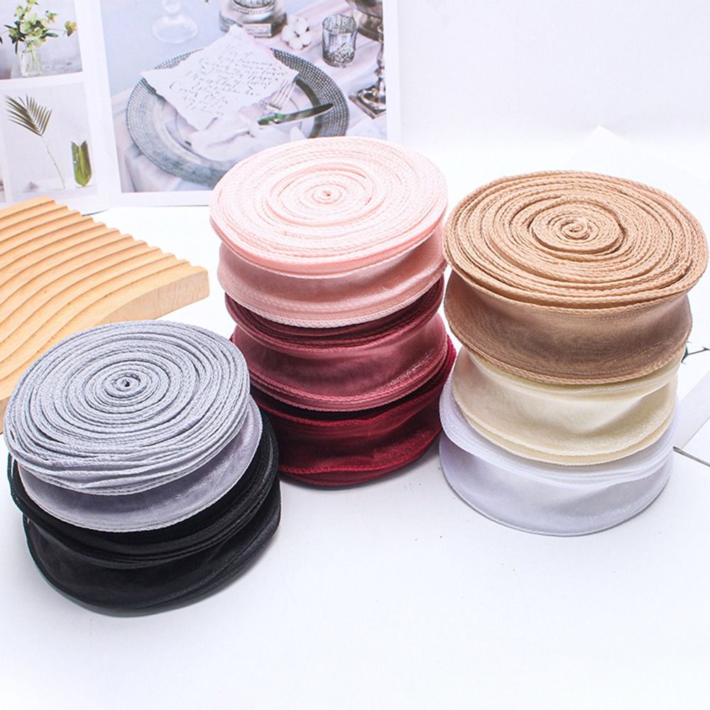 40mm幅、10ヤード巻きのサテンリボン、フラワーブーケラッ - Ribbon Organza Roll のレビューと価格