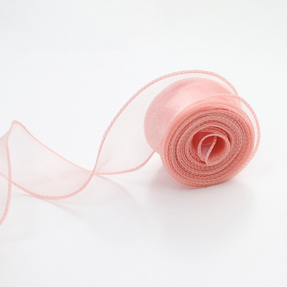 40mm幅、10ヤード巻きのサテンリボン、フラワーブーケラッ - Ribbon Organza Roll のレビューと価格