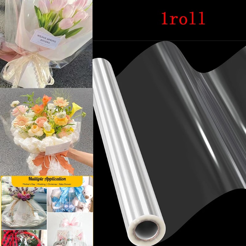1/2pc クリアセロファンラップロール - ギフトバスケッ - Cellophane Wrap Clear のレビューと価格