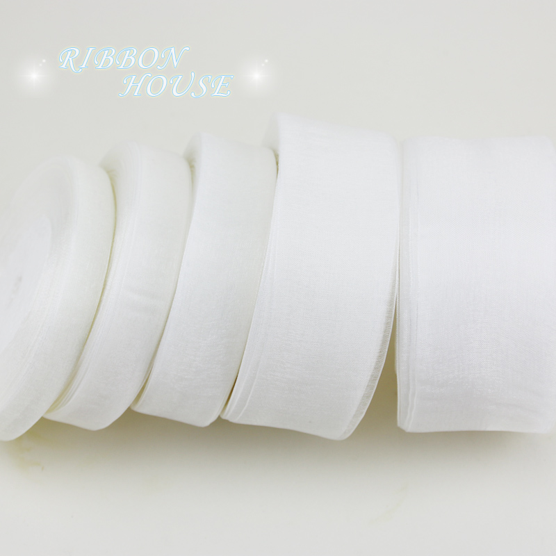 (50 ヤード/ロール) 12/15/20/25/40/50 - Ribbon Organza Roll のレビューと価格