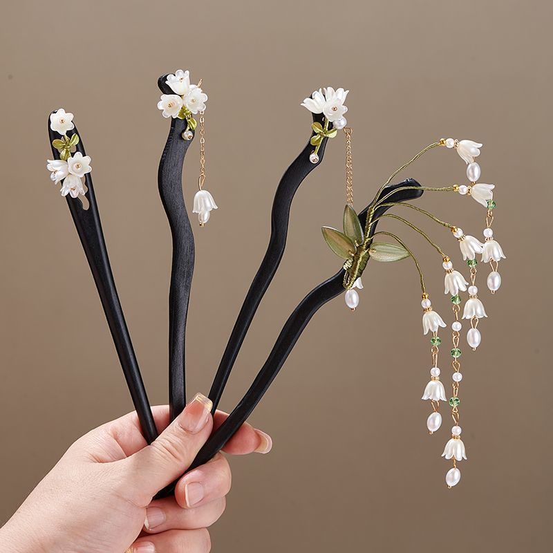 木製フラワーヘアピンヴィンテージ Convallaria M - Florist Supplies のレビューと価格