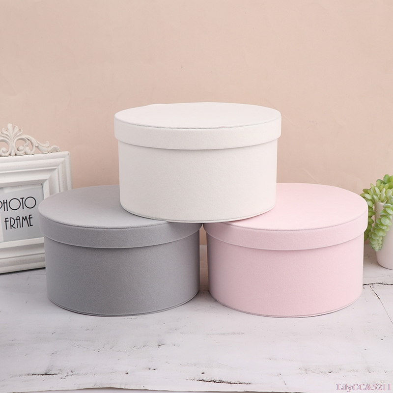 ベルベットラウンドフラワーボックスギフトボックス新鮮な本物の - The Florist Supply のレビューと価格