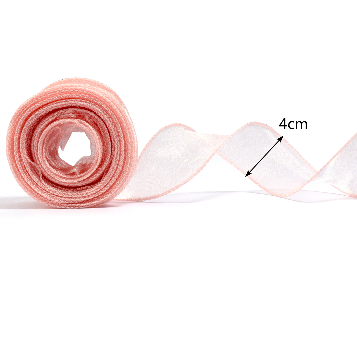 装飾的なシルクシフォリボンパッケージ,オーガンザのサテンリボ - Ribbon Organza Roll のレビューと価格