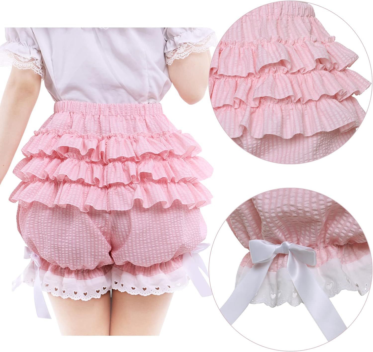 ロリータパンツ 可愛いストラップ リボン結び レース 花柄  - Florist Supplies のレビューと価格