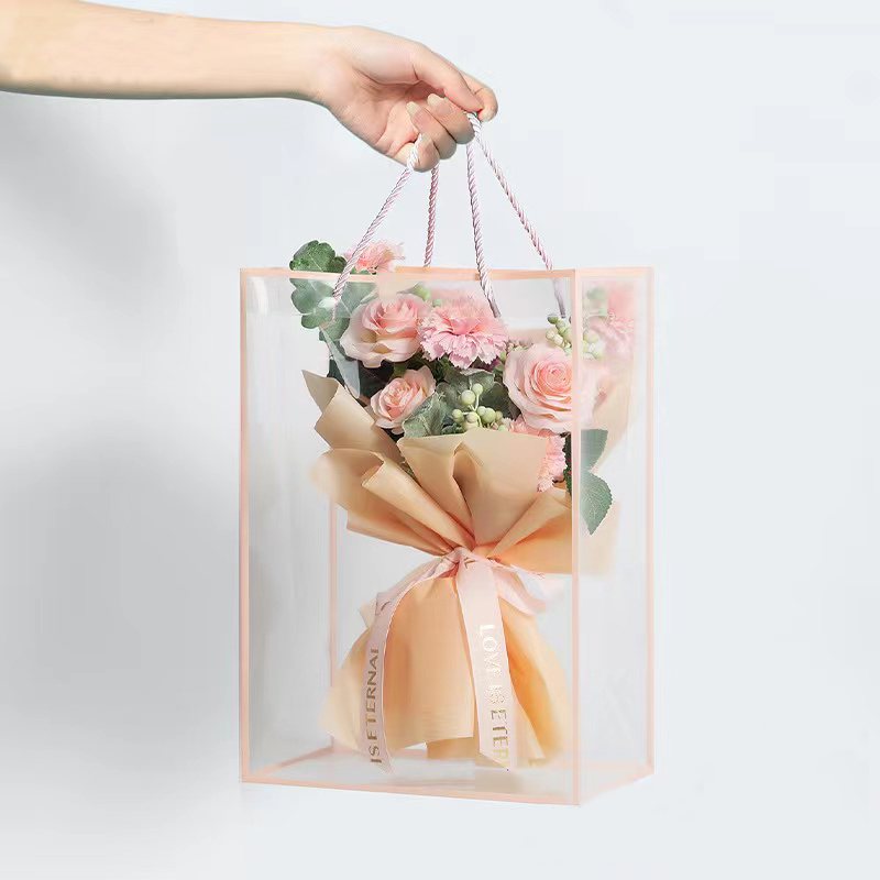 Transparent Tote Bag Flower Bo - Longs Florist Supply のレビューと価格