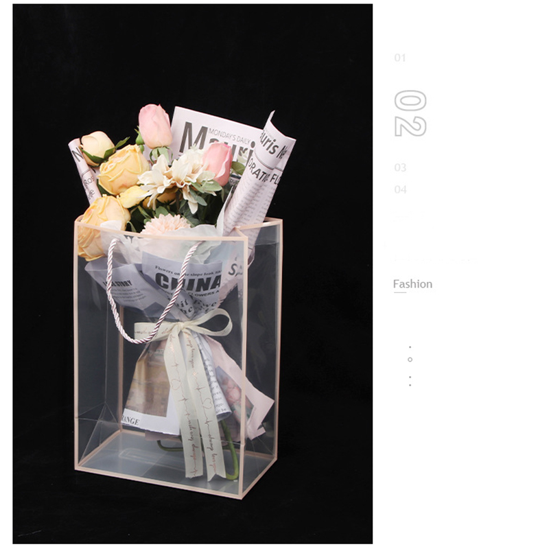 Transparent Tote Bag Flower Bo - Longs Florist Supply のレビューと価格
