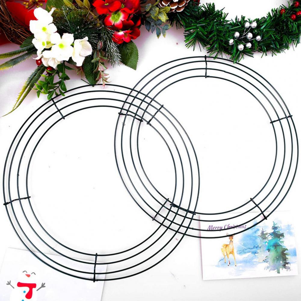 20-40cmリースフレーム壁掛け金属防錆ワイヤーリースフォ - Wreath Form Wire のレビューと価格