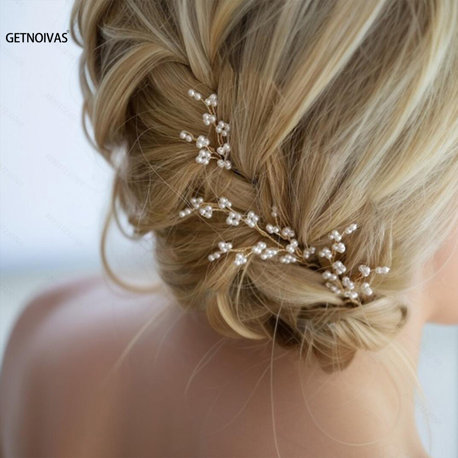 3 個の結婚式の U 字型ヘアクリップブライダルヘッドピース - Florist Supplies のレビューと価格