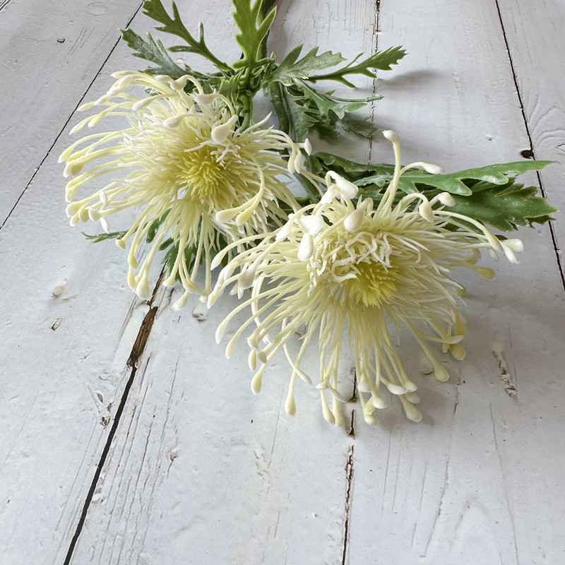 人工の大きなクモと菊の花,家の部屋の装飾,偽の花,結婚式,ク - Baby Breath Dried のレビューと価格
