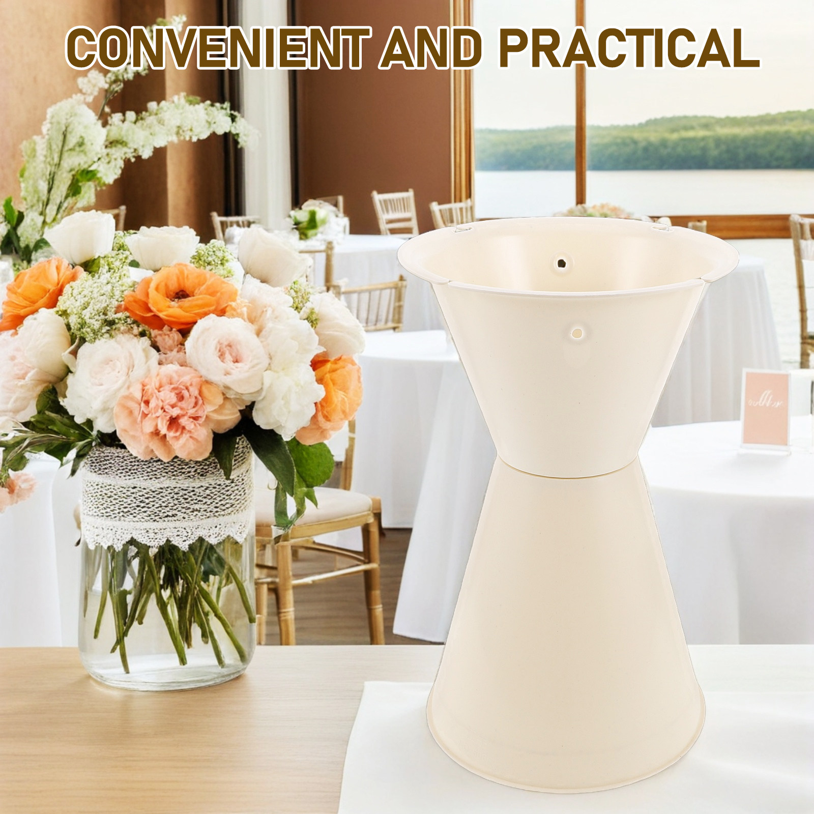10個入りミニブーケホルダー ブラック 花用インサート 結婚 - The Florist Supply のレビューと価格