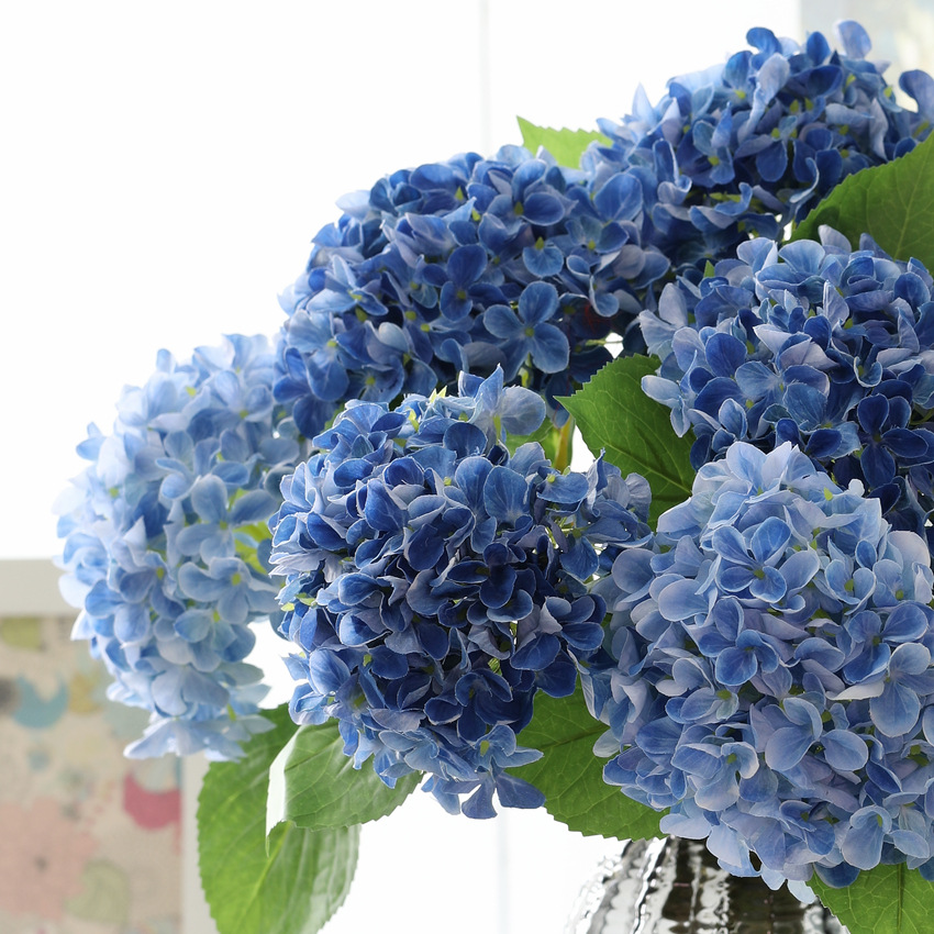 1/5/10 個 58 センチメートル美しいシルク造花アジサ - Baby Breath Dried のレビューと価格
