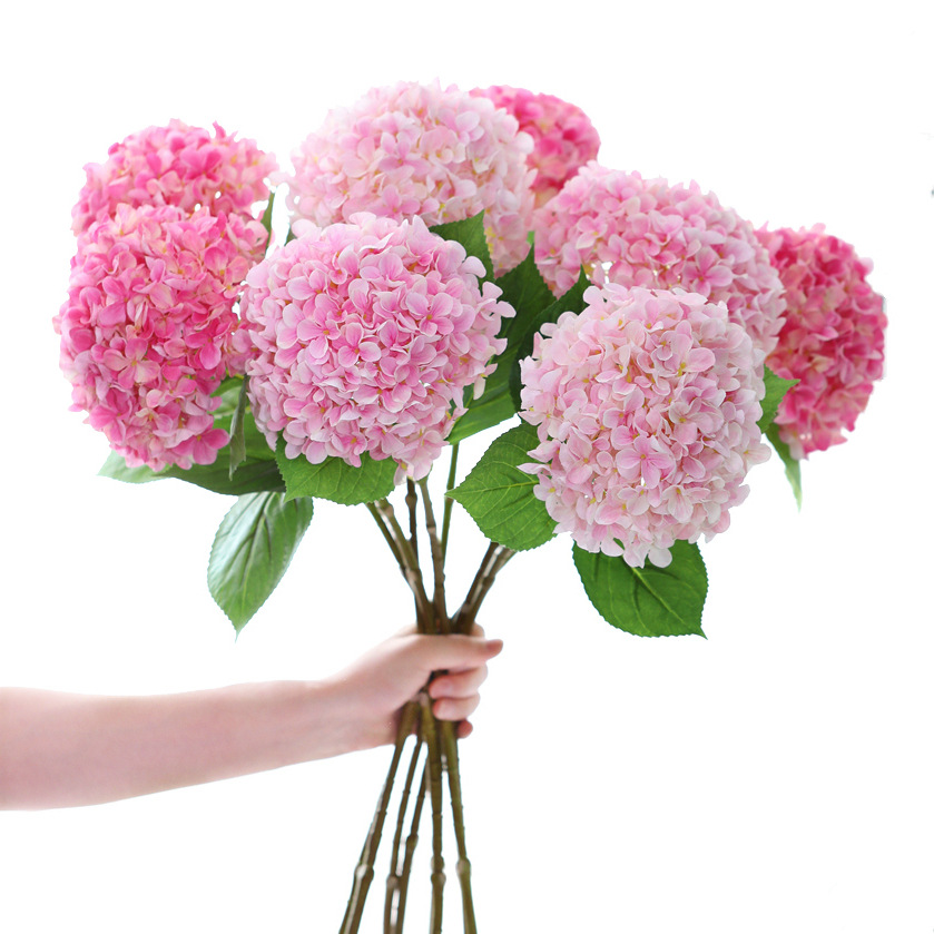 1/5/10 個 58 センチメートル美しいシルク造花アジサ - Baby Breath Dried のレビューと価格