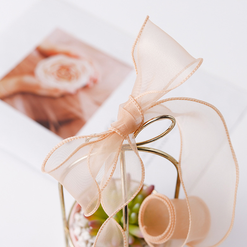ギフト包装用の純粋なシルクリボン,サテンリボン,縫製用品,ウ - Ribbon Organza Roll のレビューと価格