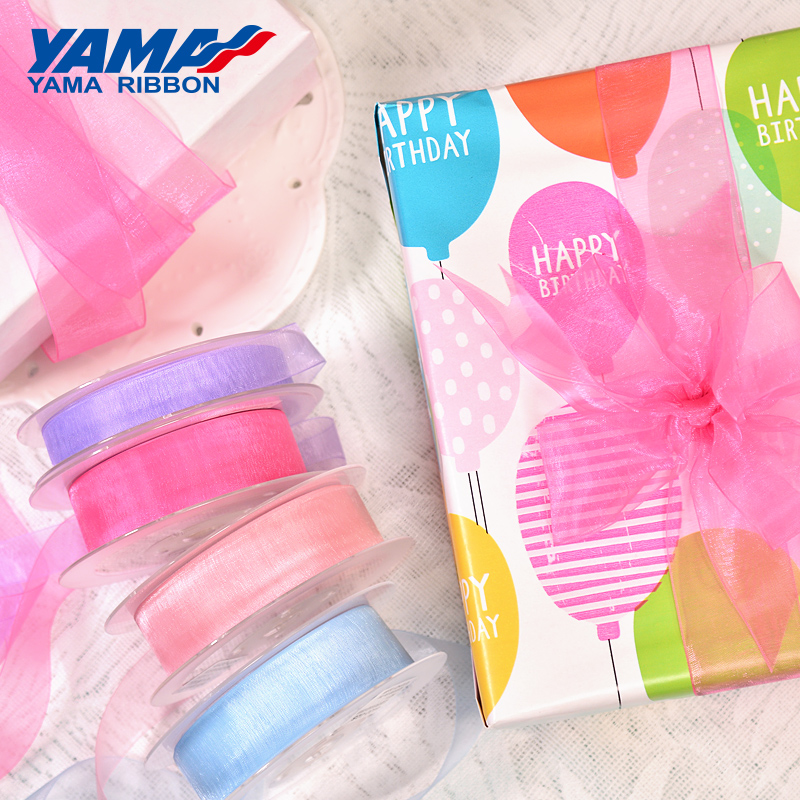 YAMA 薄手のオーガンザシルクリボン 200 ヤード/ロー - Ribbon Organza Roll のレビューと価格