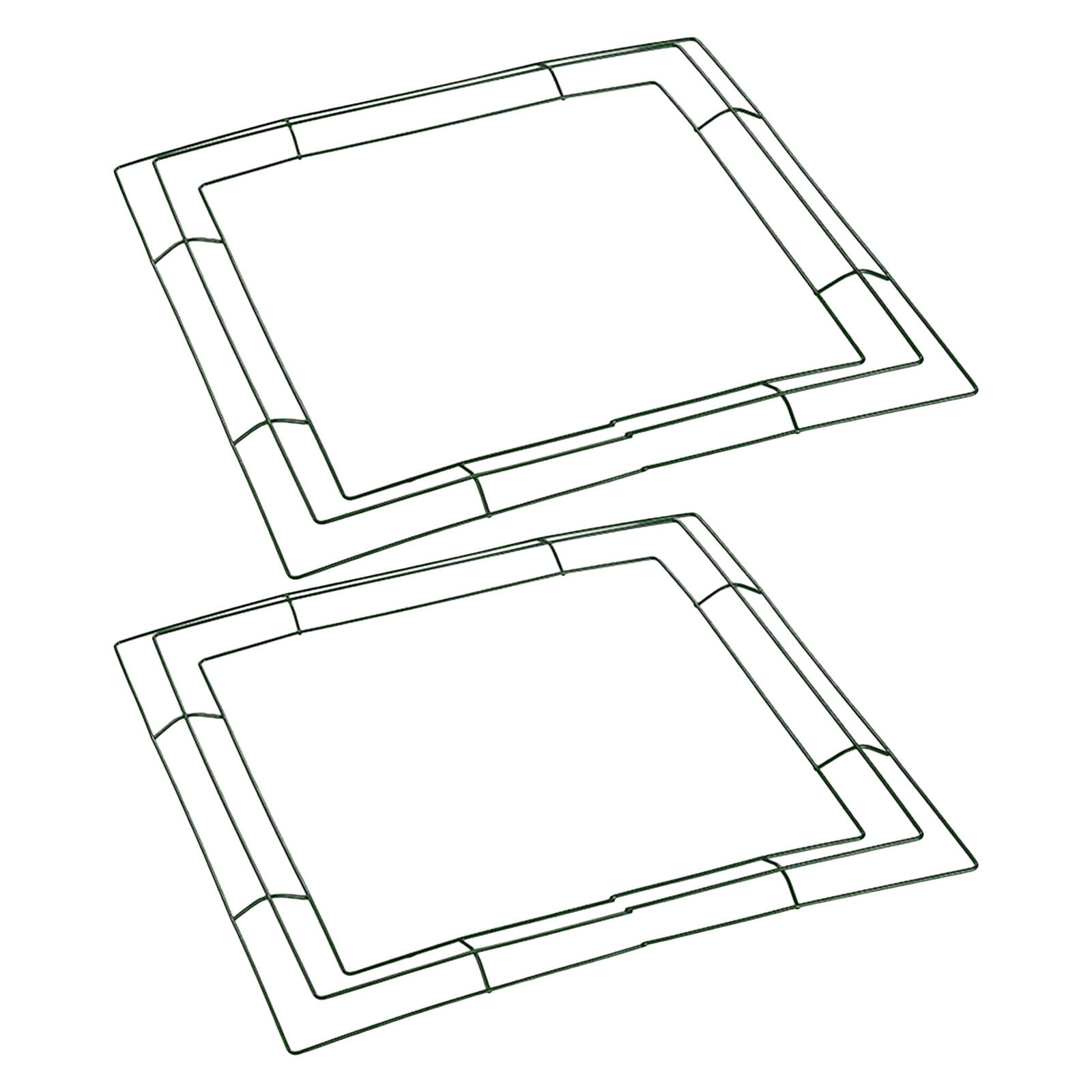 正方形のリースフレーム 花飾りDIY用品 金属製吊り下げ型  - Wreath Form Wire のレビューと価格
