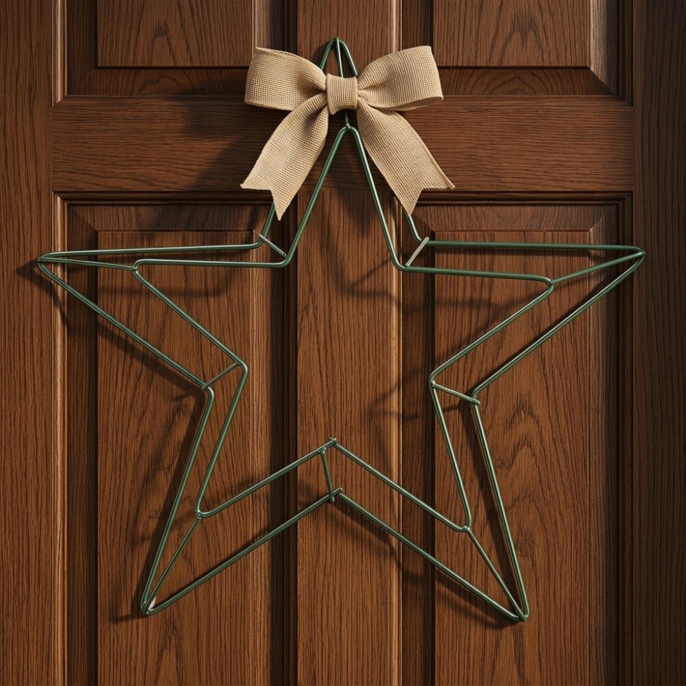 お祝い用の吊り下げ式メタルワイヤースターリースフレーム、11 - Wreath Form Wire のレビューと価格