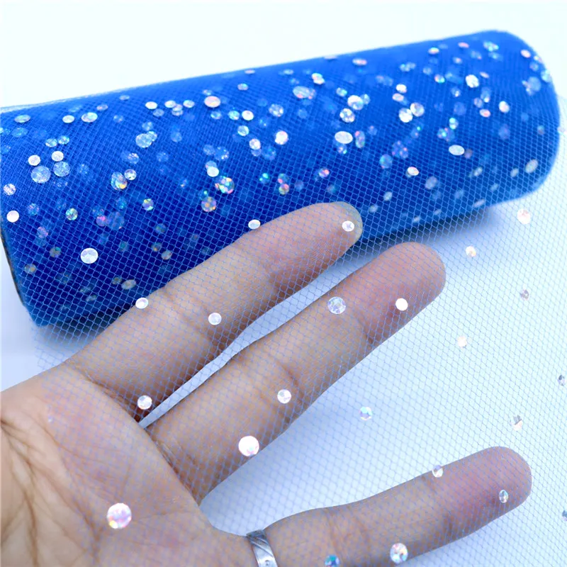 セレモニー用スパンコールチュールロール,15cm x 9.1 - Ribbon Organza Roll のレビューと価格