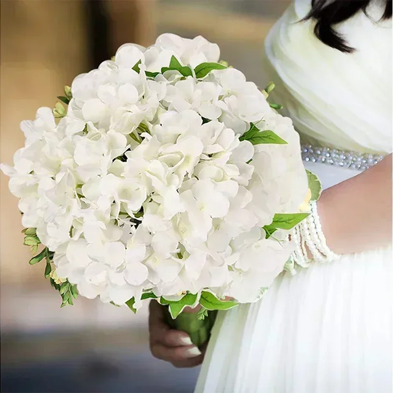50 個アジサイ造花取り外し可能な茎シルクアジサイヘッド花結 - Florist Supply Bulk のレビューと価格