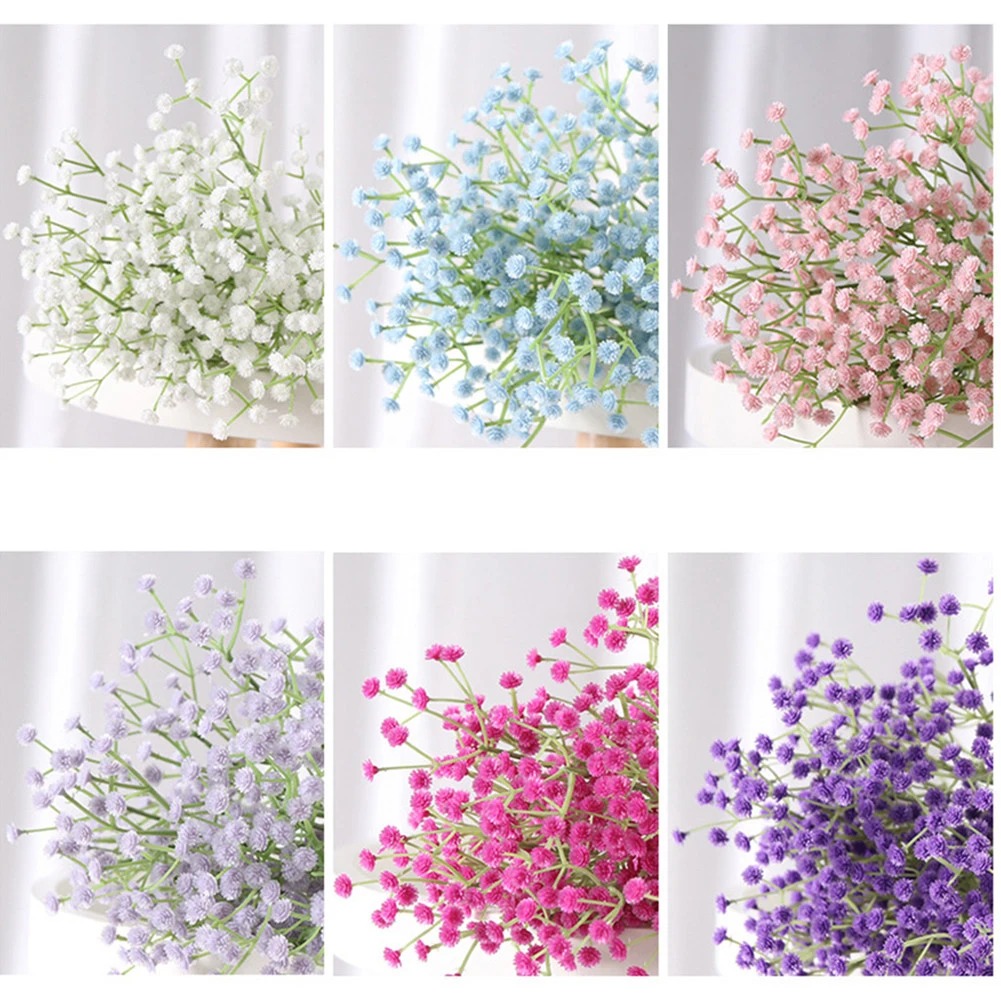 108 ヘッド造花プラスチックカスミソウ DIY 造花ブーケ - Baby Breath Dried のレビューと価格