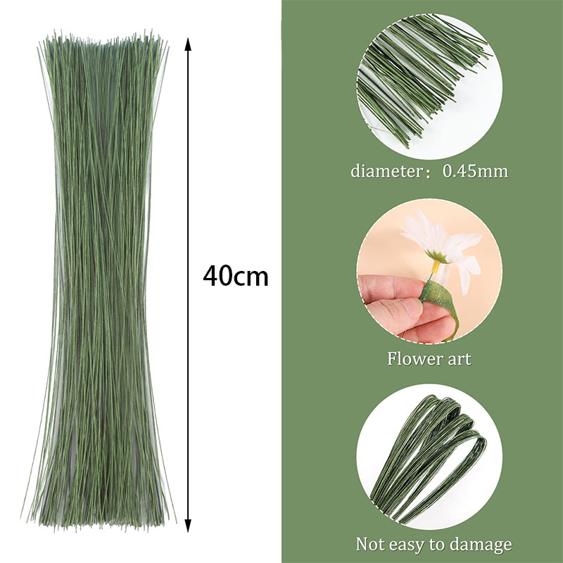 100個入り 花用ワイヤー 高品質 紙巻き鉄線 フローリスト - Quality Florist Supply のレビューと価格