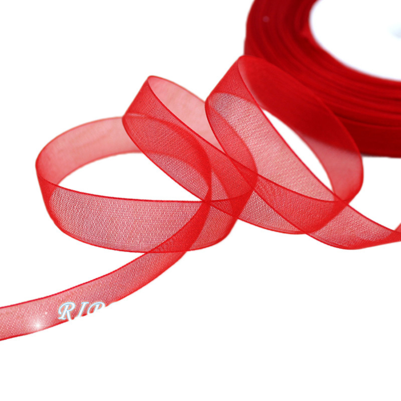 (50ヤード/ロール) 12mm オーガンザリボン 卸売 ギ - Ribbon Organza Roll のレビューと価格