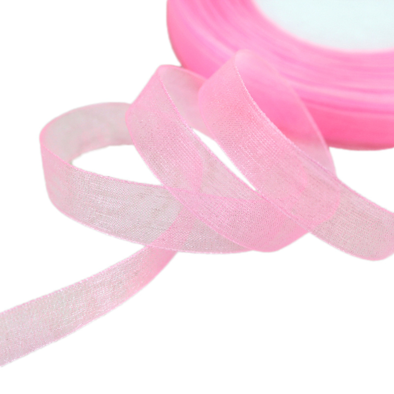 (50ヤード/ロール) 12mm オーガンザリボン 卸売 ギ - Ribbon Organza Roll のレビューと価格