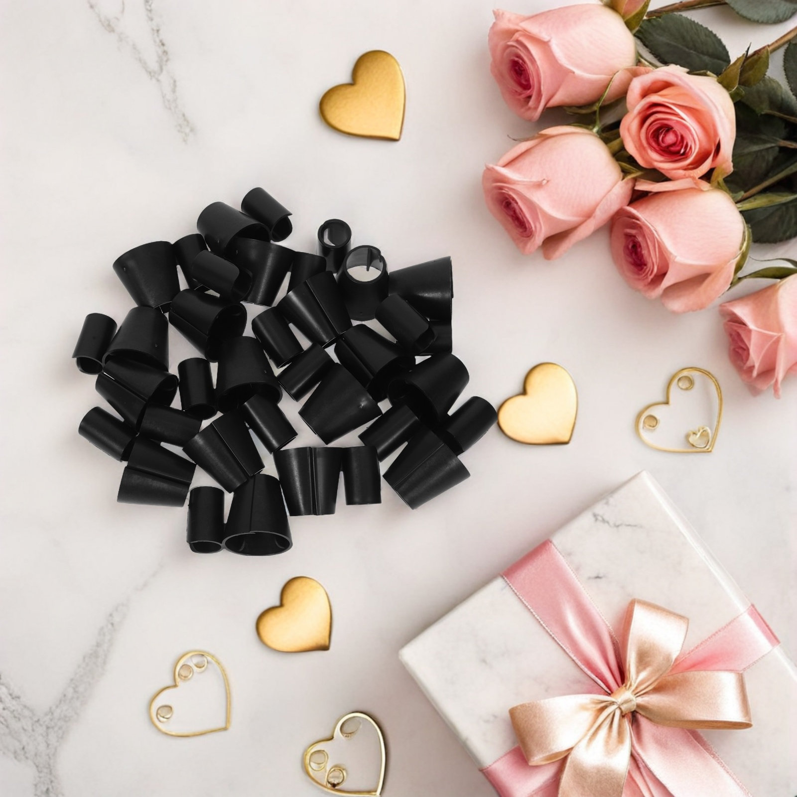 18個入りフラワーバスケット包装用プラスチックラップクリップ - The Florist Supply のレビューと価格